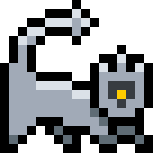 Monster Pixel Linear color icon