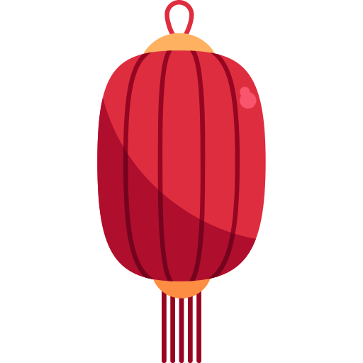 lanterna cinese Generic color fill icona