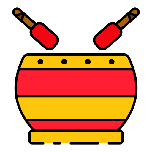 Drum Generic color lineal-color icon