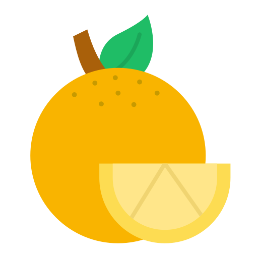 mandarijn Generic color fill icoon
