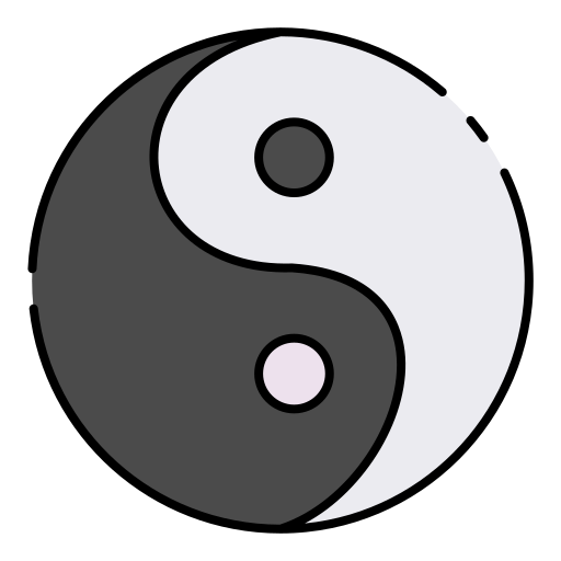 陰陽 Generic color lineal-color icon