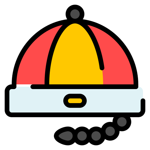 chiński kapelusz Generic color lineal-color ikona