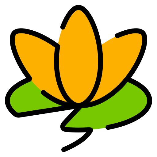 flor de loto Generic color lineal-color icono