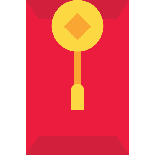 Red envelope Generic color fill icon