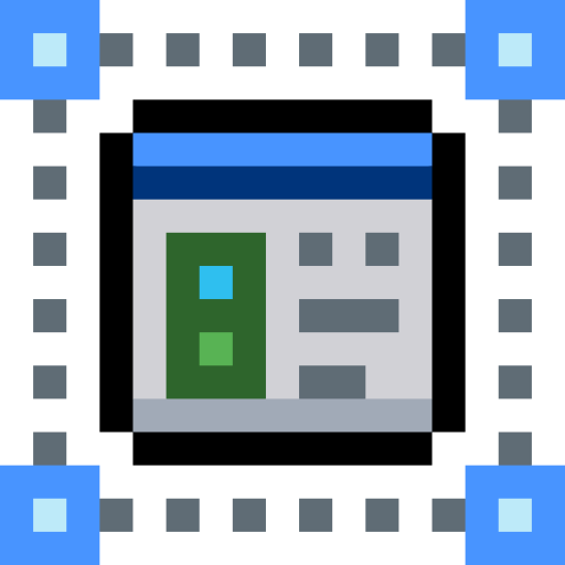 Selection Pixel Linear color icon