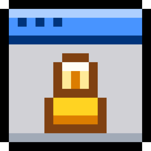 sicherheit Pixel Linear color icon