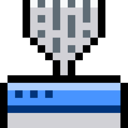알고리즘 Pixel Linear color icon