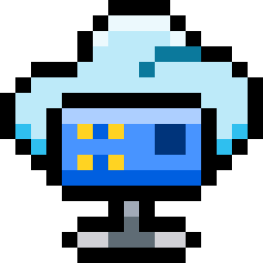 cloud-server Pixel Linear color icon