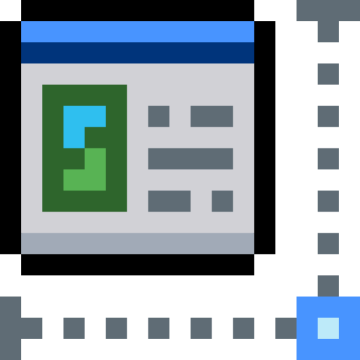 rozmiar Pixel Linear color ikona