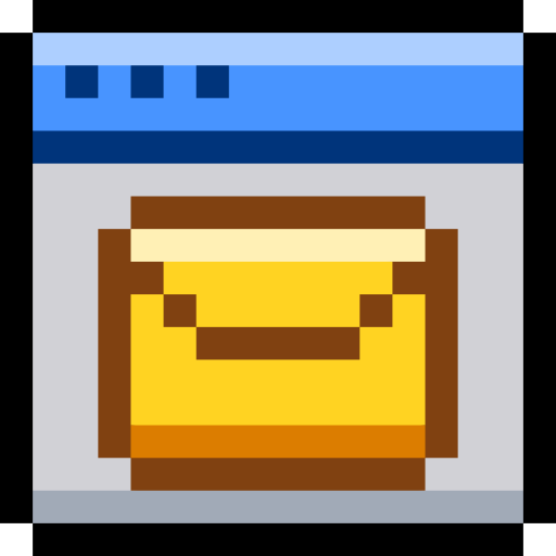 이메일 Pixel Linear color icon
