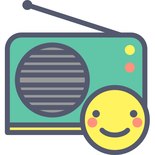 radio Darius Dan Lineal Color icono