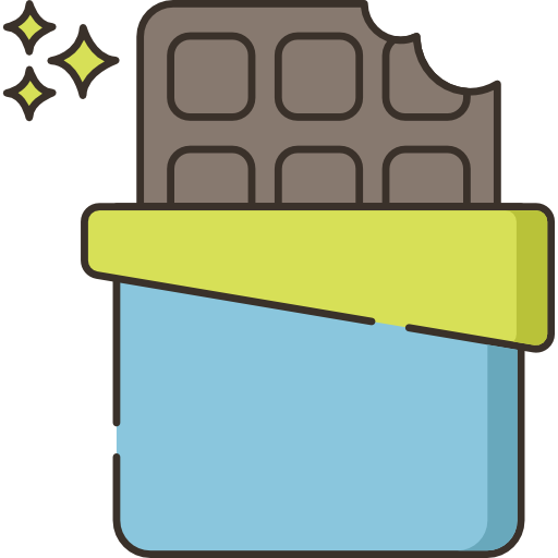 schokolade Flaticons Lineal Color icon
