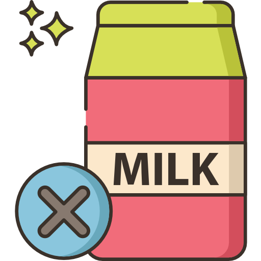mleko Flaticons Lineal Color ikona