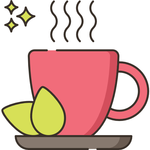 Green tea Flaticons Lineal Color icon