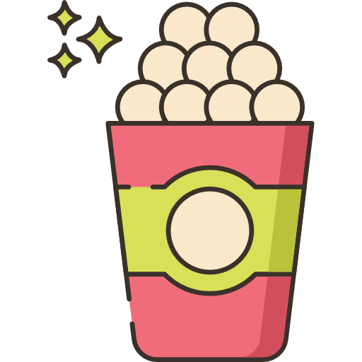 Popcorn Flaticons Lineal Color icon