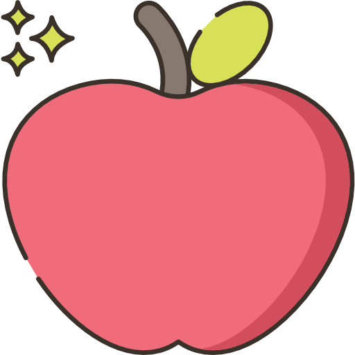 manzana Flaticons Lineal Color icono