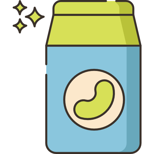Soy milk Flaticons Lineal Color icon
