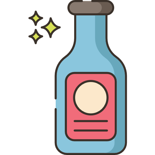 wodka Flaticons Lineal Color icon