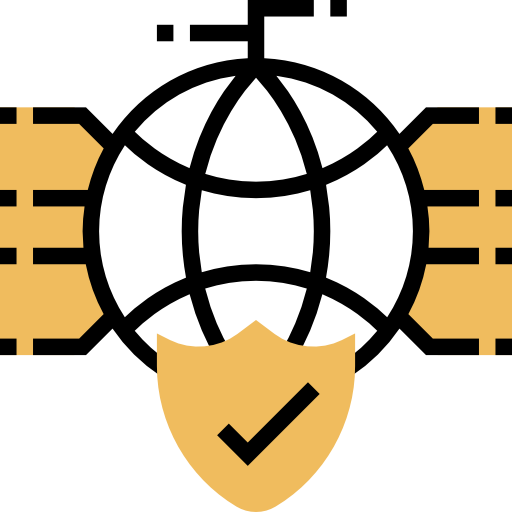 Cyber security Meticulous Yellow shadow icon