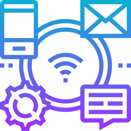 Remote access Meticulous Gradient icon