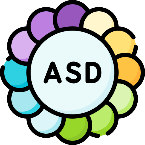 zaburzenie ze spektrum autyzmu Special Lineal color ikona