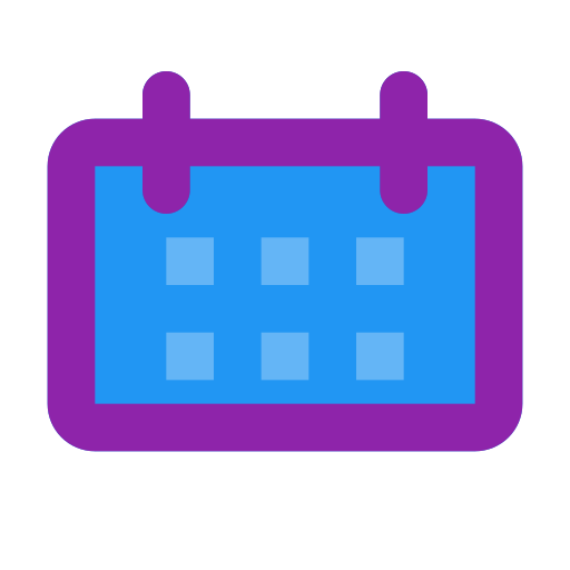 calendario Generic color lineal-color icona