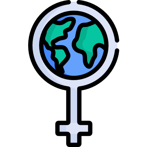 여성의 날 Special Lineal color icon