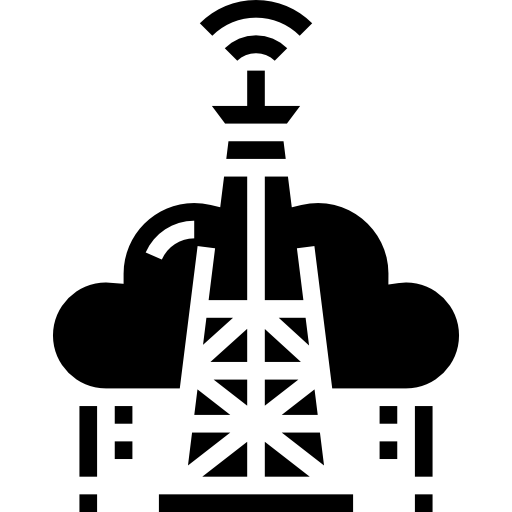 antenne Meticulous Glyph Icône