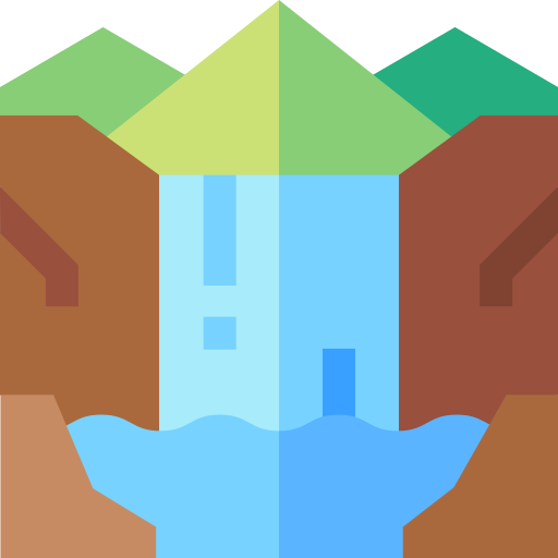 wasserfall Basic Straight Flat icon