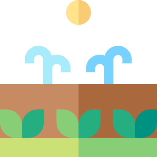 Irrigation Basic Straight Flat icon