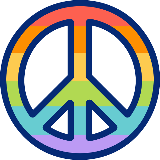 paz Basic Accent Lineal Color Ícone