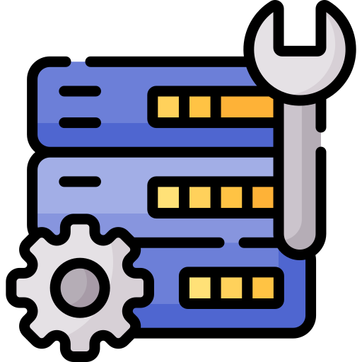 Database maintenance Special Lineal color icon