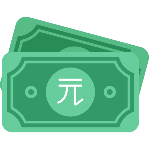 nouveau dollar de taïwan Generic color fill Icône