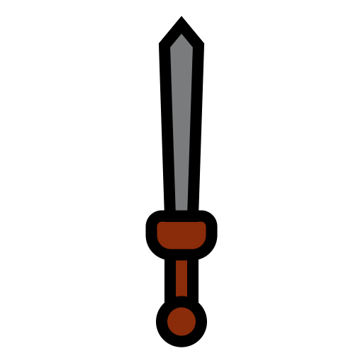 Длинный меч Generic color lineal-color иконка