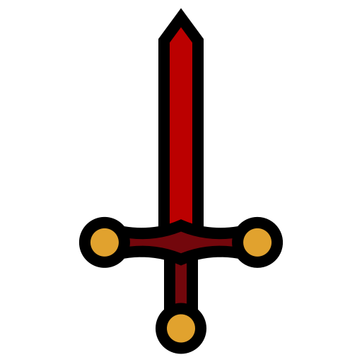 espada larga Generic color lineal-color icono