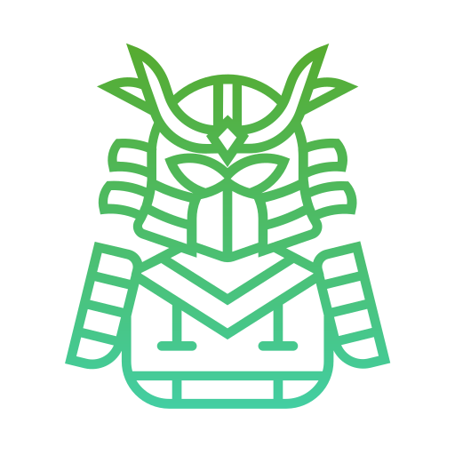 samurai Generic gradient outline icono