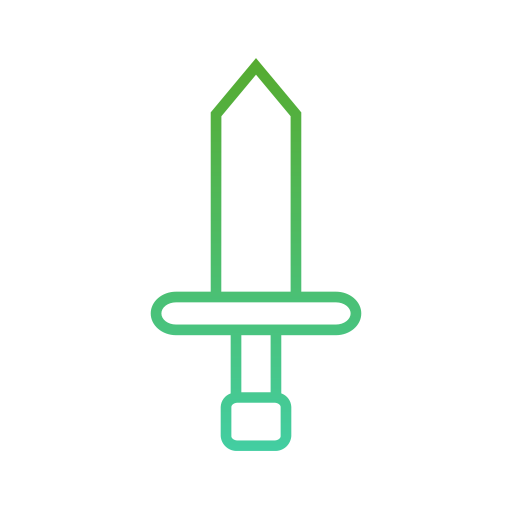 Sword Generic gradient outline icon