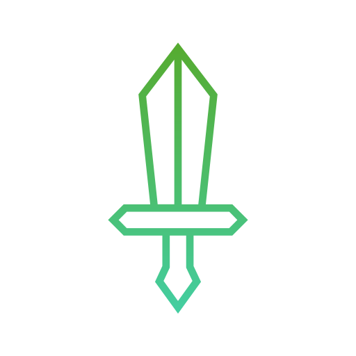 Sword Generic gradient outline icon