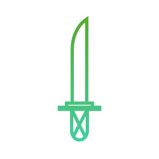 katana Generic gradient outline icono