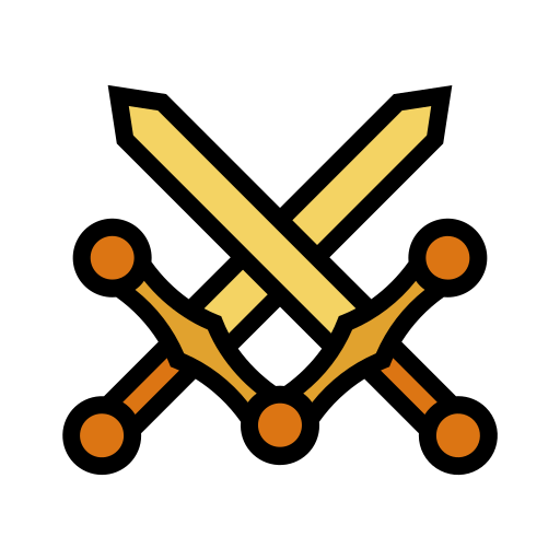 espada larga Generic color lineal-color icono