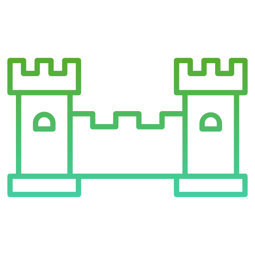 Fortress Generic gradient outline icon