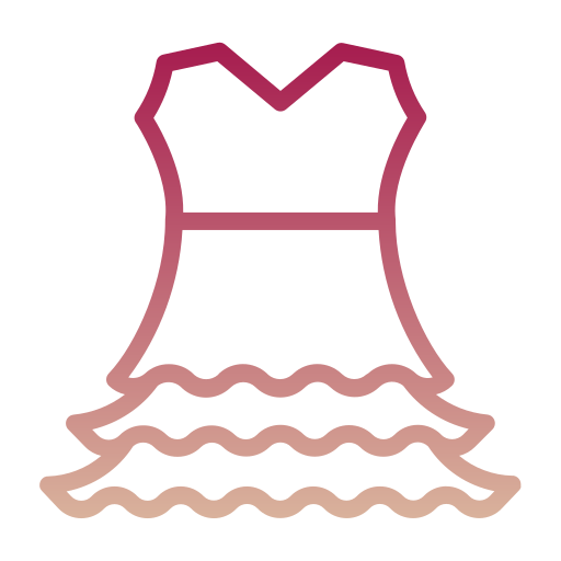 sukienka Generic gradient outline ikona