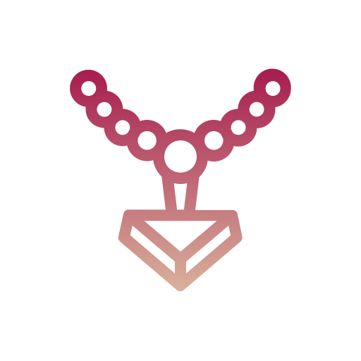 Diamond necklace Generic gradient outline icon