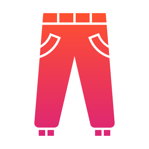 spodnie treningowe Generic gradient fill ikona