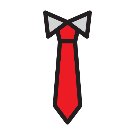 Tie Generic color lineal-color icon