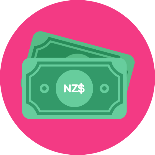 dolar nowozelandzki Generic color fill ikona