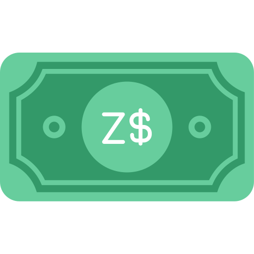 dollaro dello zimbabwe Generic color fill icona