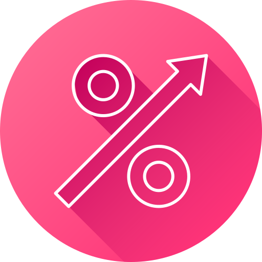 percentagem Generic gradient fill Ícone