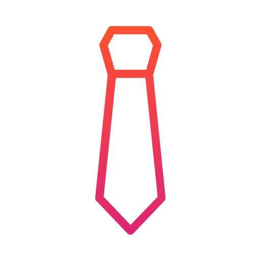 krawat Generic gradient outline ikona