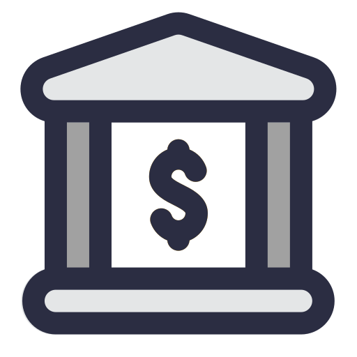 Bank Generic color lineal-color icon